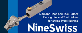 Modular Head and Tool Holder for Swiss Type Machine