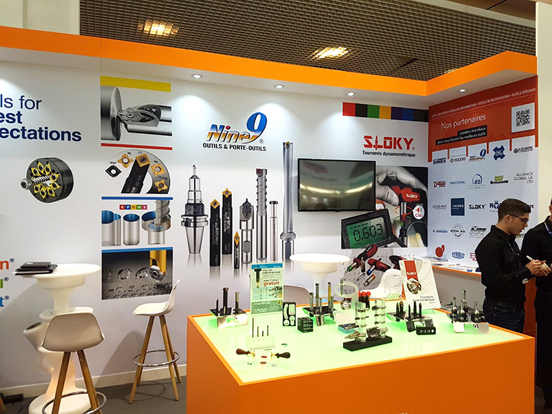 Nine9 cutting tools were showcased by Outimat Groupe in 2017 Industrial Lyon