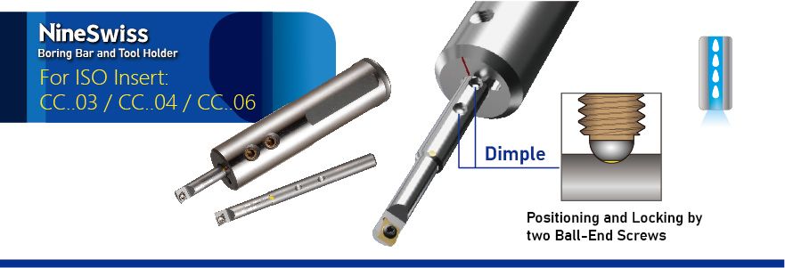 NineSwiss Boring Bar, Internal Turning Tools