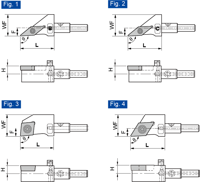 NineSwiss modular Head for turning