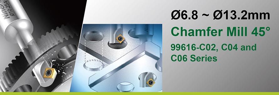 Chamfering Tools - 99616-C02 Series - Nine9 Chamfer Mill Chamfering Tools - 99616-C02 Series - Nine9 Chamfer Mill