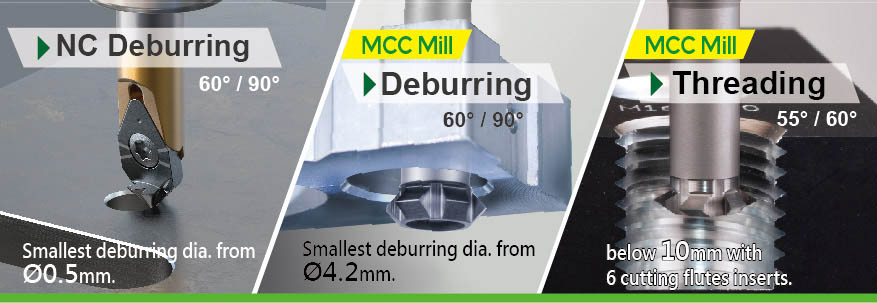 deburring tool and threading mill Nine9