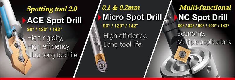 spot drill_Nine9 indexable cutting tool